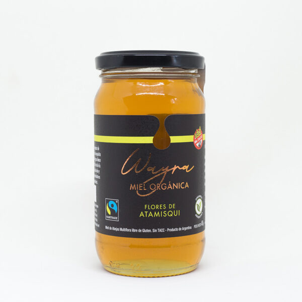 Miel Wayra orgánica monofloral de Atamisqui 450g - Imagen 4