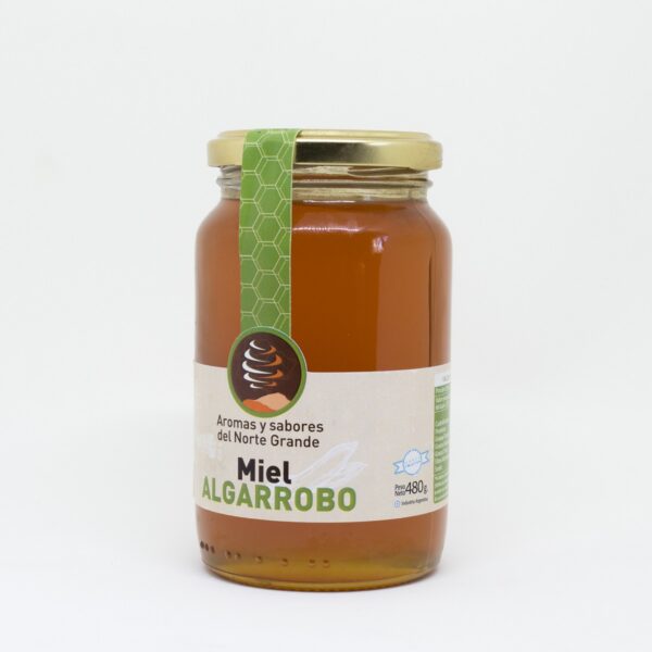 Miel monofloral de Algarrobo Sabores y Aromas del Norte Grande 480g - Imagen 2