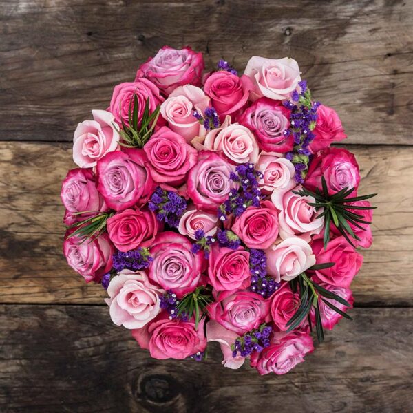 Bouquets de Rosas FASCINATION con fillers en 50cm - Imagen 2