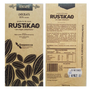 Chocolate 80% Rustikao
