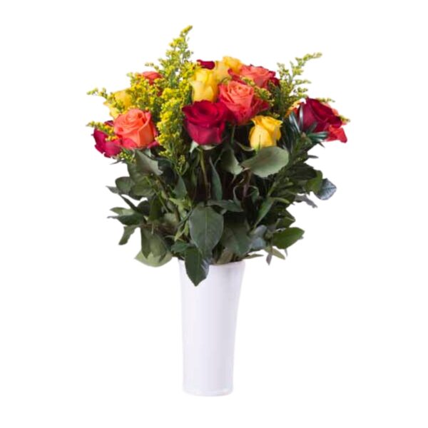 Bouquets de Rosas SUMMER VIBE con fillers en 50cm