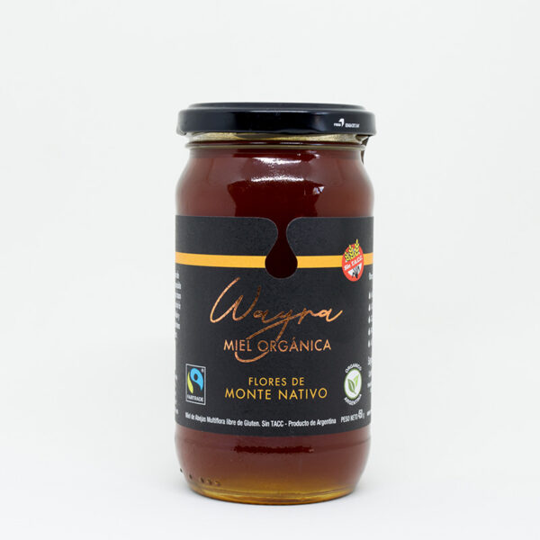 Miel Wayra orgánica de monte 450g