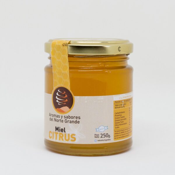 Miel monofloral de citrus Sabores y Aromas del Norte Grande 250g - Imagen 2